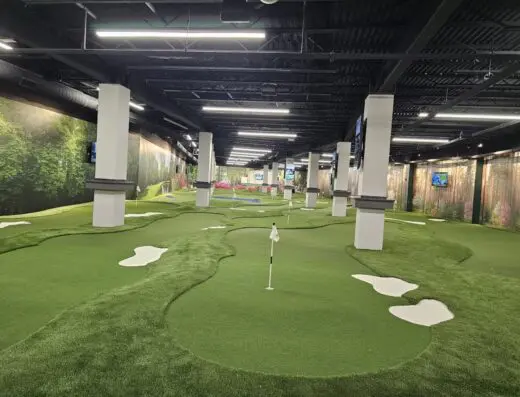 Inside Cosmic Golf - indoor golf in Elizabethtown, KY
