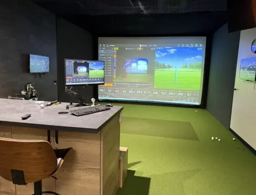 Inside Crafted Swing - indoor golf in Vacaville, CA