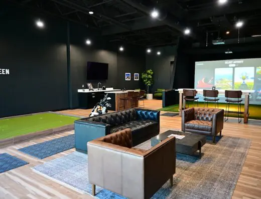 Inside Fairway Nineteen - indoor golf in Dakota Dunes, SD