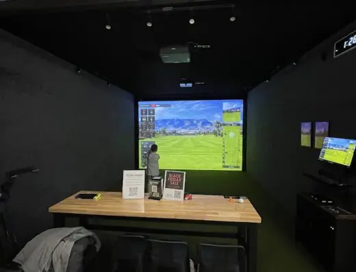 Inside Fairways Golf Simulators - indoor golf in Bigfork, MT
