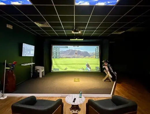 Inside Future Country Club - indoor golf in Gainesville, FL
