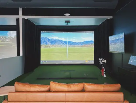Inside Greenside Golf Club - indoor golf in San Clemente, CA