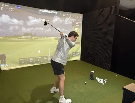 Inside JL Golf Academy - indoor golf in Stamford, CT