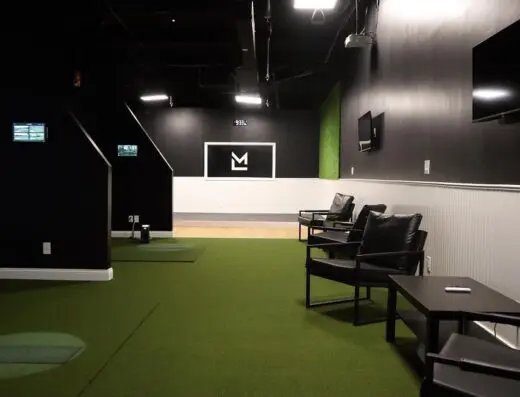 Inside Modern Links - indoor golf in Port Jefferson Station, NY