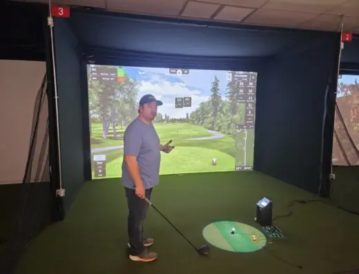 Tee’d up indoor Golf