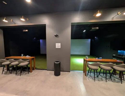Inside The Back Nine Golf Ankeny, IA - indoor golf simulator venue