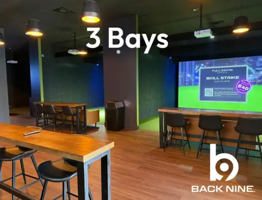 Inside The Back Nine Golf Tucson - Casas Adobes - indoor golf simulator venue