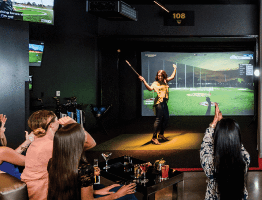 Inside The Mint Gaming Hall Bowling Green - indoor golf in Bowling Green, KY