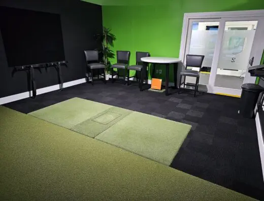 Inside V Golf - East Providence - indoor golf simulator venue