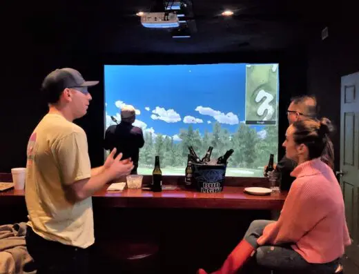 Virtual Golf at 12 Ocean Grill