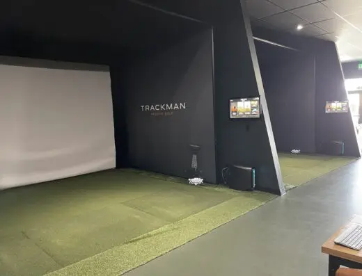 Inside Virtual Greens Golf Club - indoor golf in St. George, UT