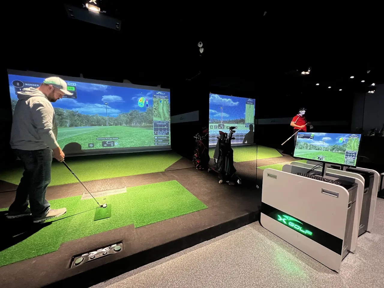 X-Golf Omaha simulator bays and sports bar on North 102nd Street