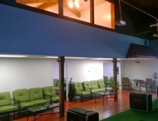 Lounge seating at Golf Zone in Avon, OH