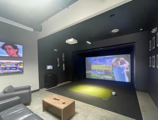 Full Swing simulator suite at Swing 365 Golf | Omaha Millard